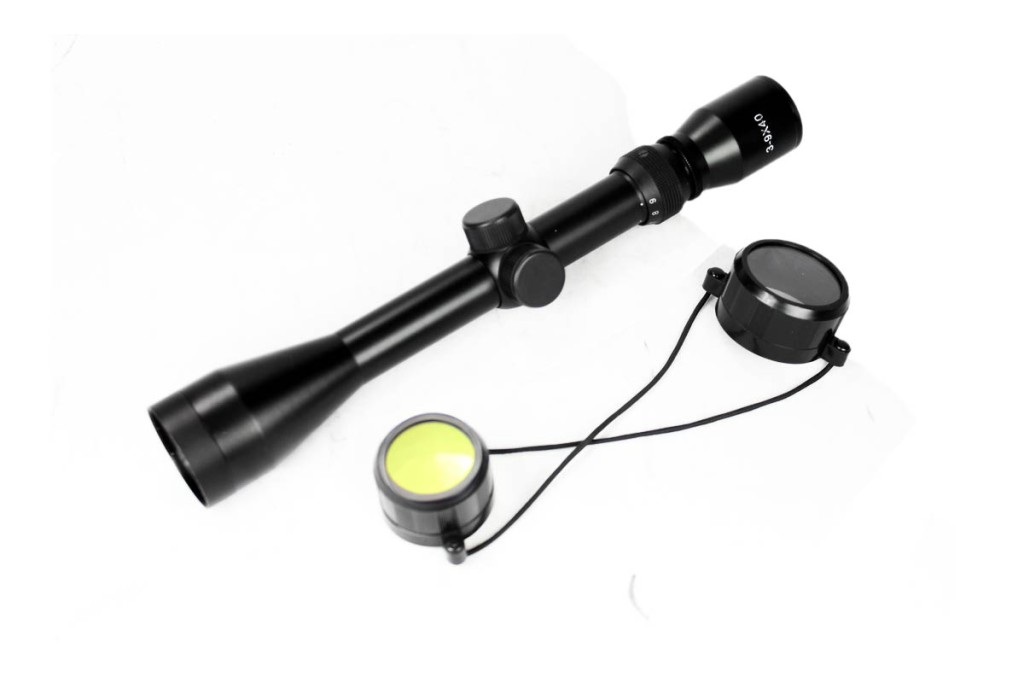 Variable Zoom 39×40 Scope with Lens Filter Caps MetalTac